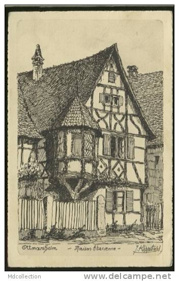 68 OTTMARSHEIM / Maison Alsacienne / - Ottmarsheim