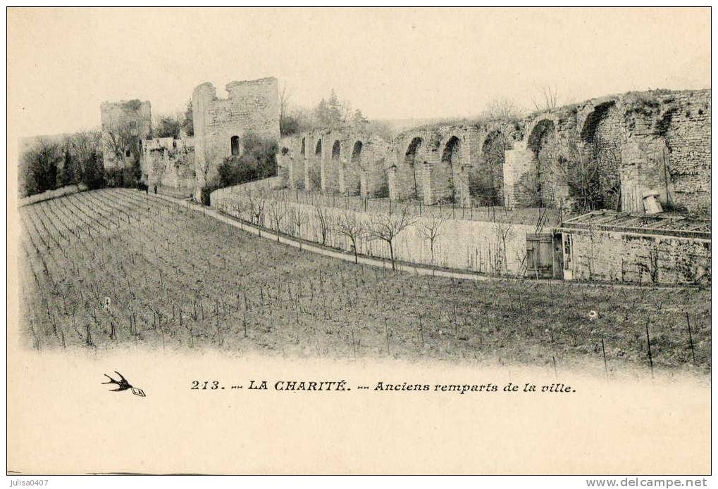 LA CHARITE SUR LOIRE (58) Anciens Remparts De La Ville Jolie Vue - La Charité Sur Loire