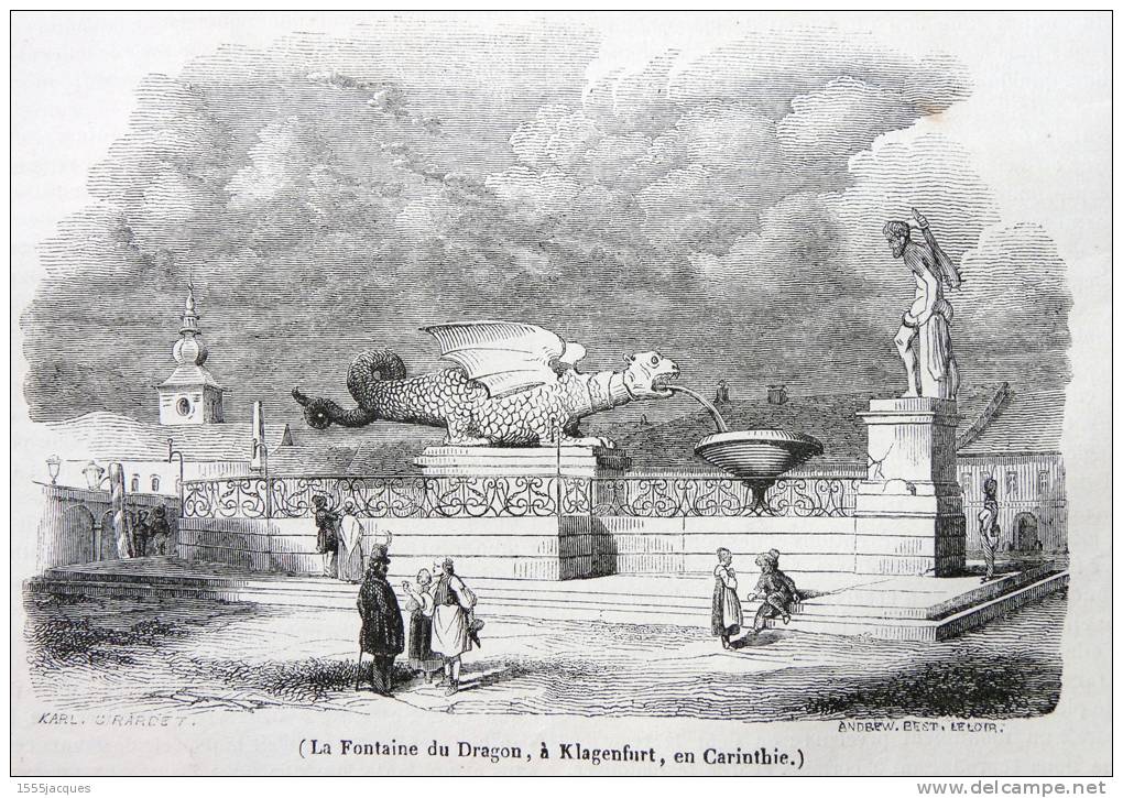 LE MAGASIN PITTORESQUE - JANV. 1842 - N°5 : TOUR DE BABEL - KLAGENFURT - TROMBE EN MER - CATHÉDRALE DE PALERME - - 1800 - 1849