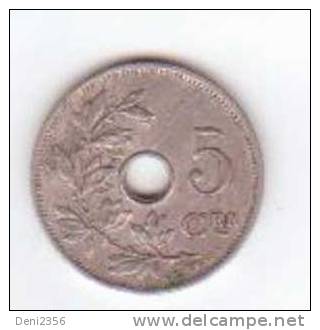 Pièce De 5 Cen Royaume De Belgique En Flamand 1928 - 5 Cent