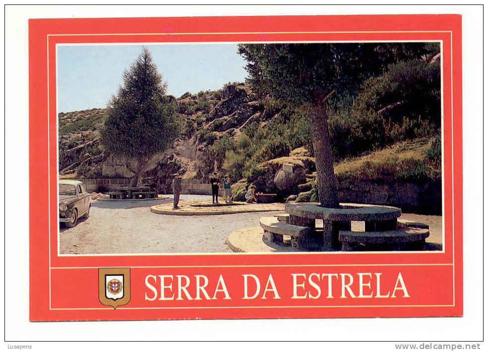 Portugal Cor 6434 – SERRA DA ESTRELA - MONDEGUINHO NASCENTE DO RIO MONDEGO PEUGEOT 403 - Guarda