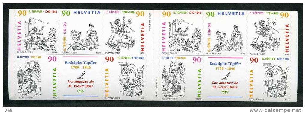 1999 Livret Rodolphe Topffer - Unused Stamps