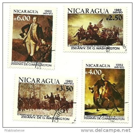 1982 - Nicaragua  PA 992/95  G. Washington, - George Washington