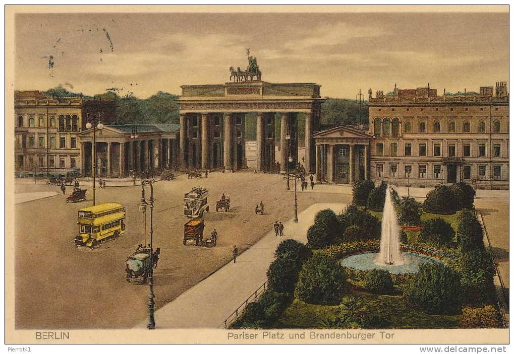 Pariser Platz Und Brandenburger Tor - Brandenburger Deur