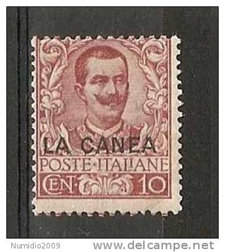 1905 LA CANEA EFFIGIE 10 CENT MH * - RR7080 - La Canea