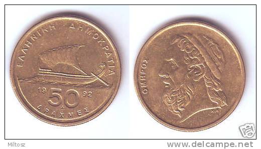 Greece 50 Drachmas 1992 - Greece