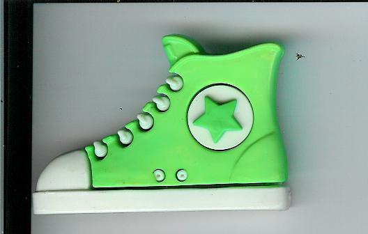 BROCHE CHAUSSURE MARQUE CONSERVE @ VERT - Brooches