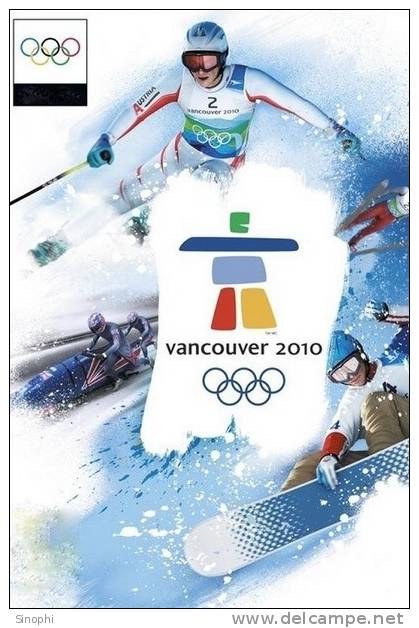 B11-014^^       2010 Vancouver Winter Olympic Games  , ( Postal Stationery , Articles Postaux ) - Hiver 2010: Vancouver