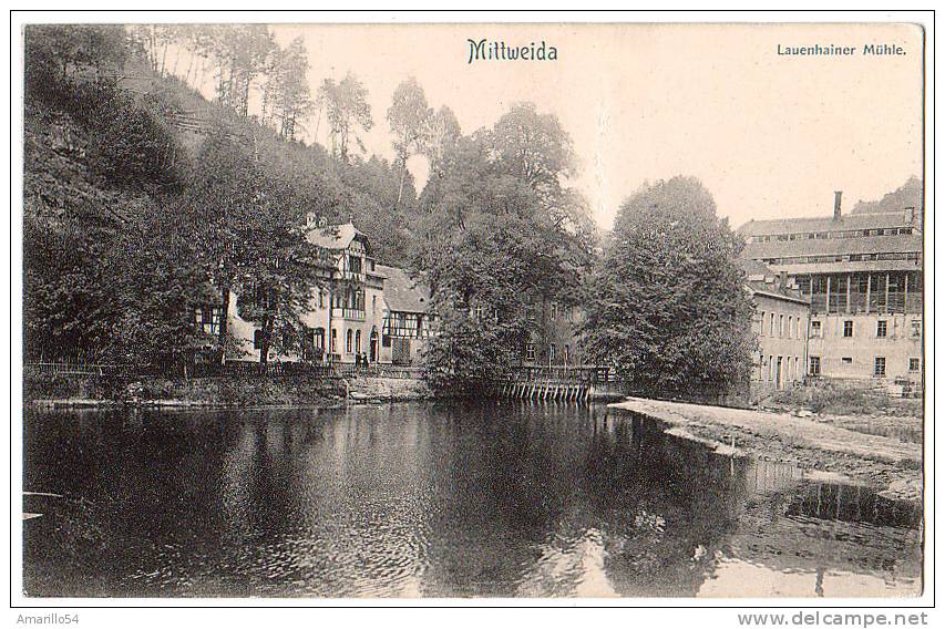 RAR Mittweida - Lauenhainer Mühle 1912 ! - Mittweida