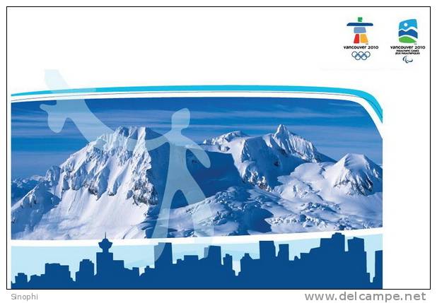 B11-063^^     2010 Vancouver Winter Olympic Games  , ( Postal Stationery , Articles Postaux ) - Winter 2010: Vancouver