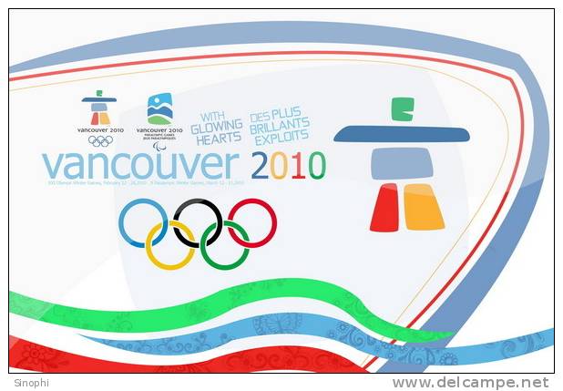 B11-094@        2010 Vancouver Winter Olympic Games  , ( Postal Stationery , Articles Postaux ) - Winter 2010: Vancouver