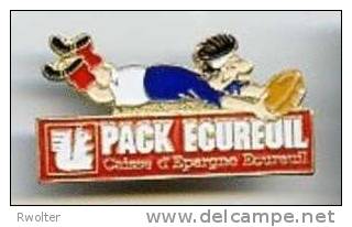 @+ Pin´s Rugby : Caisse D´Epargne Ecureuil - Rugby