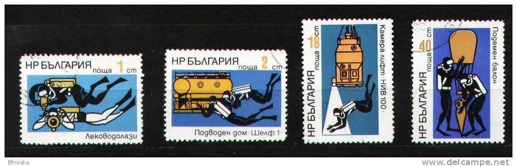 Bulgaria 1973 Mi 2212-2215 CTO VF - Gebruikt