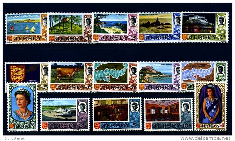 JERSEY - 1969  DEFINITIVE  SET  MINT NH - Jersey