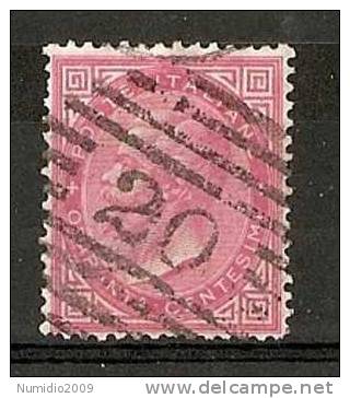 1863-65 REGNO USATO EFFIGIE 40 CENT - RR6978-10 - Usati