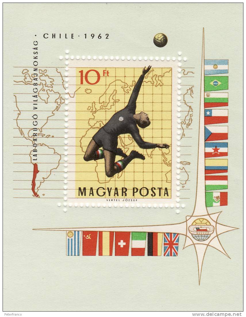 B-1962 Ungheria - Campionati Mondiali In Cile - 1962 – Cile