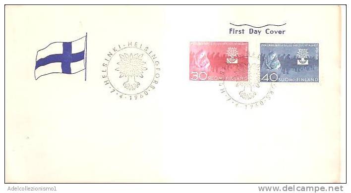 44187)lettera F.d.c. Serie Helsinki Con 2 Valori + Annullo - FDC