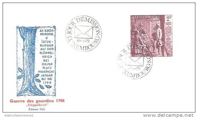 44215)lettera F.d.c. Serie Guerre Des Gourdins Con Un Valore + Annullo - FDC