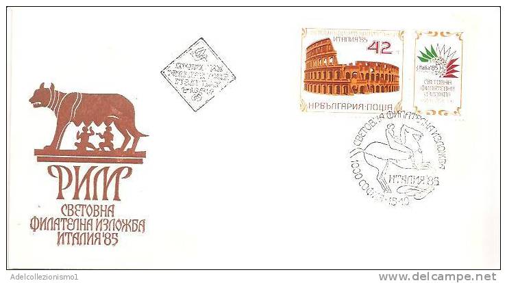 44241)lettera F.d.c. Serie Grecia Con Un Valore Italia '85 + Annullo - FDC