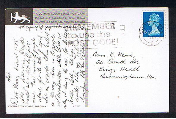 RB 549 - Postcard Cockington Forge Torquay - Devon - Torquay