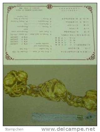 Folder 1986 Ancient Chinese Art Treasures - Ju-i (scepter ) Bat Fish Butterfly Jade Coral Gold  Medicine - Fledermäuse