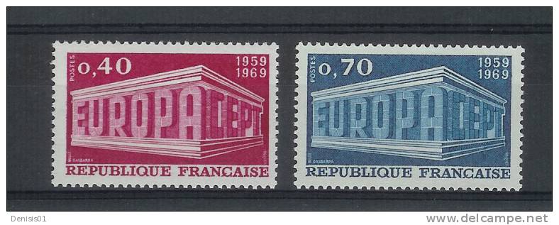 Europa 1969 - France - Yvert & Tellier N° 1598/99 - Neuf - 1969