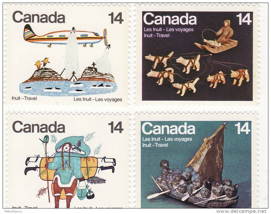 1978 Canada - I Viaggi Degli Inuit - Neufs