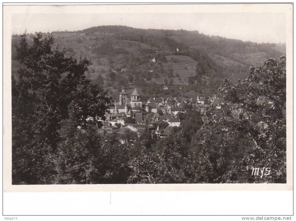 Carte Des Années 50 Du 19 - Beaulieu Sur Dordogne - Vue Générale - Sonstige & Ohne Zuordnung