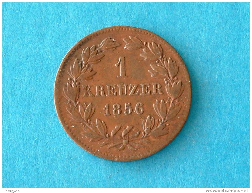 1856 BADEN - 1 KREUZER - KM 232 ( For Grade, Please See Photo ) ! - Petites Monnaies & Autres Subdivisions