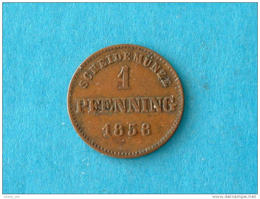 1858 - BAVARIA - 1 PFENNING - KM 471 ( For Grade, Please See Photo ) ! - Petites Monnaies & Autres Subdivisions