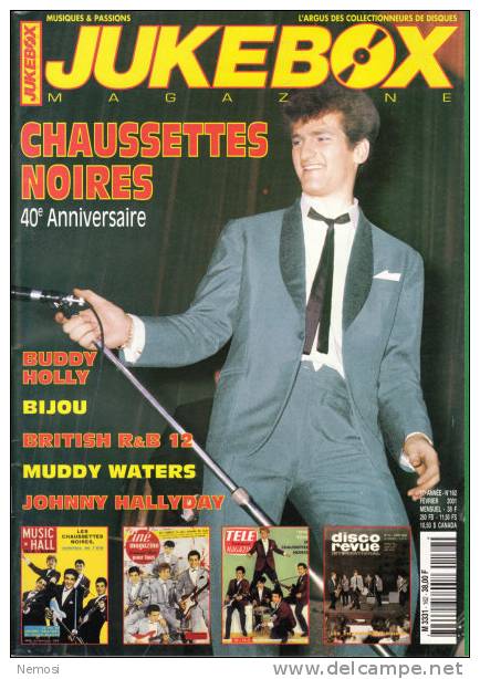 Juke-Box Magazine - LES CHAUSSETTES NOIRES (Eddy Mitchell) - BIJOU - Buddy HOLLY - Johnny HALLYDAY - Collections