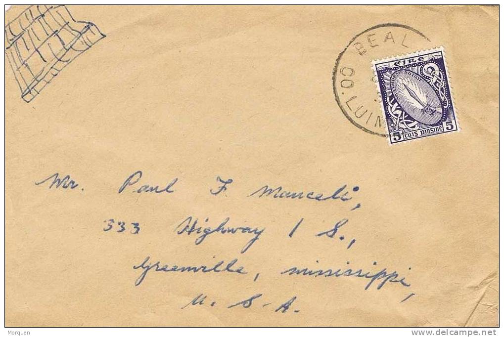 Carta LIMERICK (Irlanda) 1952 - Brieven En Documenten