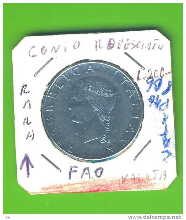 100 Lire 1979  FAO    ERRORE VARIANTE ASSE SPOSTATO Repubblica Italiana    CAT1PAG8 D1 - 100 Lire