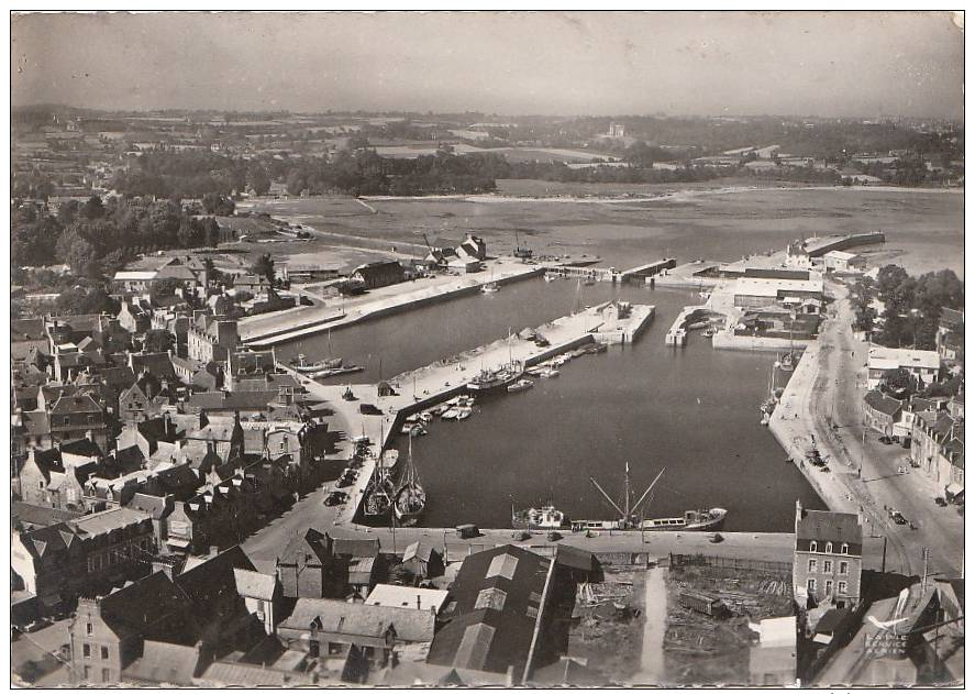 22 PAIMPOL Belle CPSM Vue En AVION Audessus Des BASSINS Et La BAIE En 1956 - Paimpol