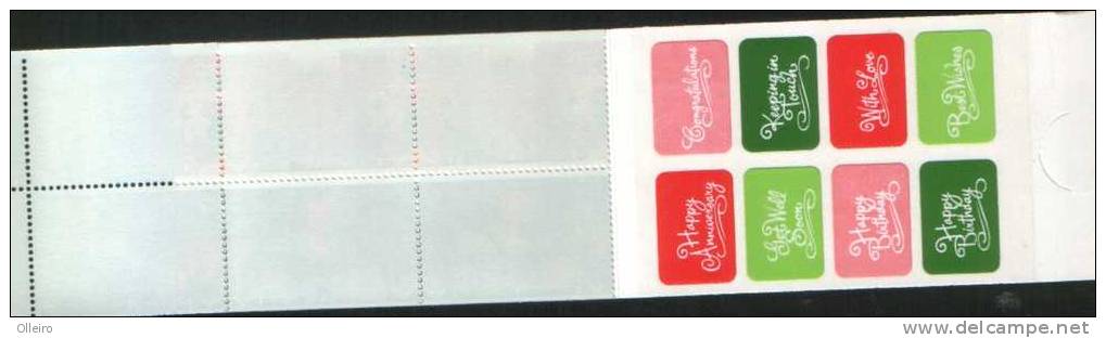 Australia Australie 1994 Booklet Carnet Libretto Fiori Flowers Tulipani "Thinking Of You" ** MNH - Ungebraucht