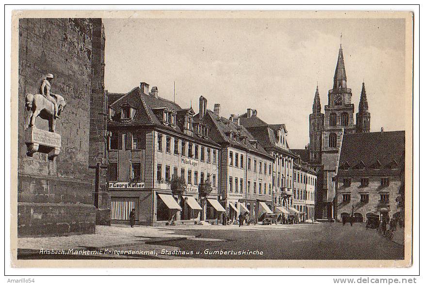 RAR Ansbach - Markt 1936 - Ansbach