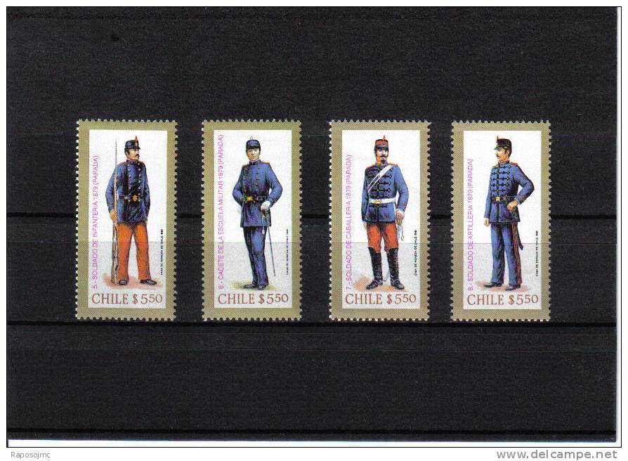 Chile 1981, Uniformes. - Chile