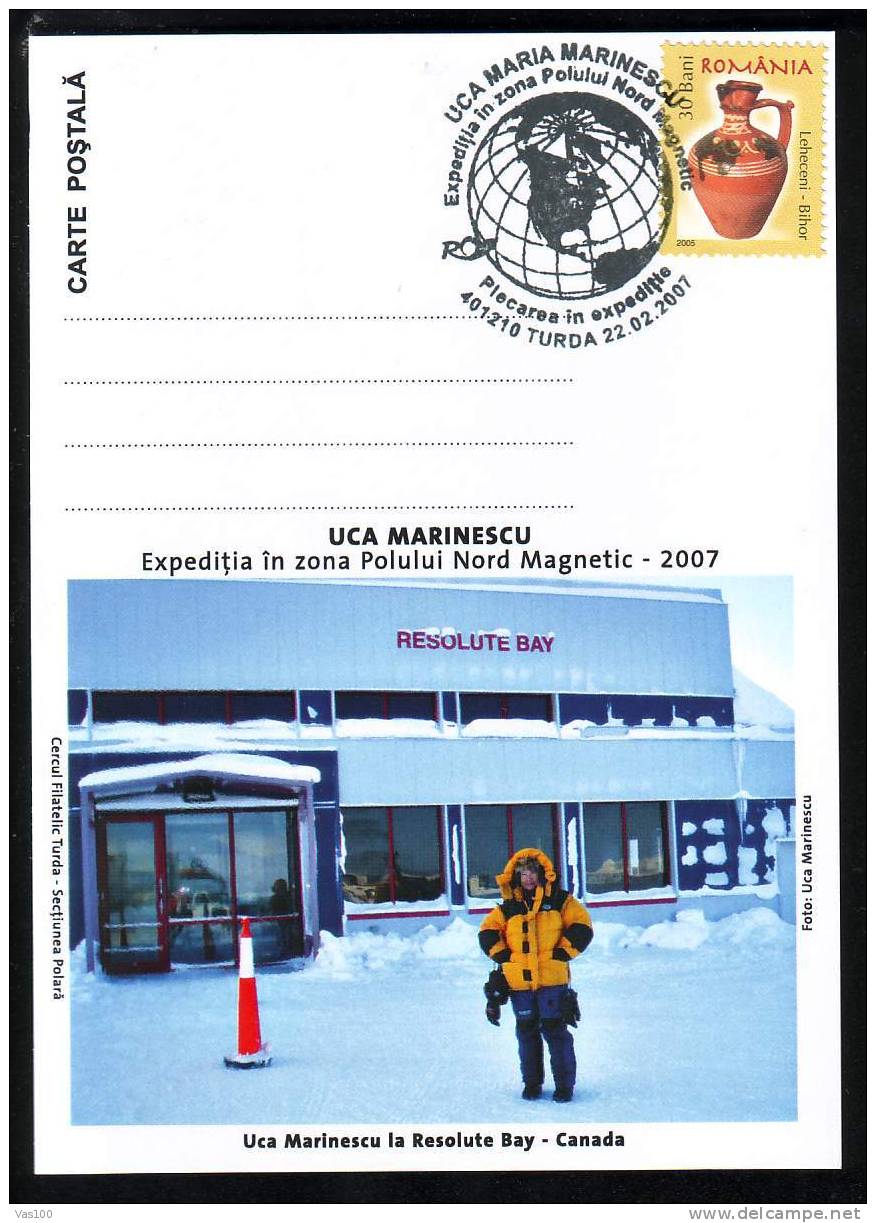 UCA MARINESCU POLAR EXPLORER 2007 PC EXPEDITION NORTH POLE. - Explorers