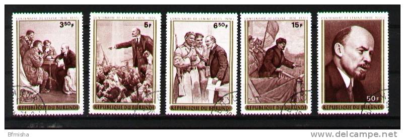 Burundi 1970 Mi 685A-689A CTO VF - Used Stamps