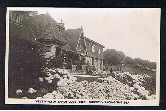 RB 606 -  Real Photo Postcard -  Sandy Cove Hotel - Facing The Sea - Ilfracombe Devon - Ilfracombe