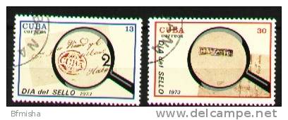 Cuba 1973 Mi 1871-1872 CTO VF - Oblitérés