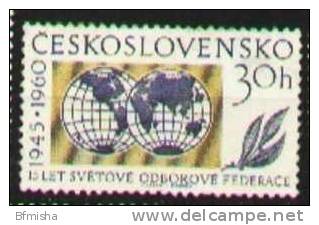Czechoslovakia 1960 Mi 1225 MNH VF - Unused Stamps