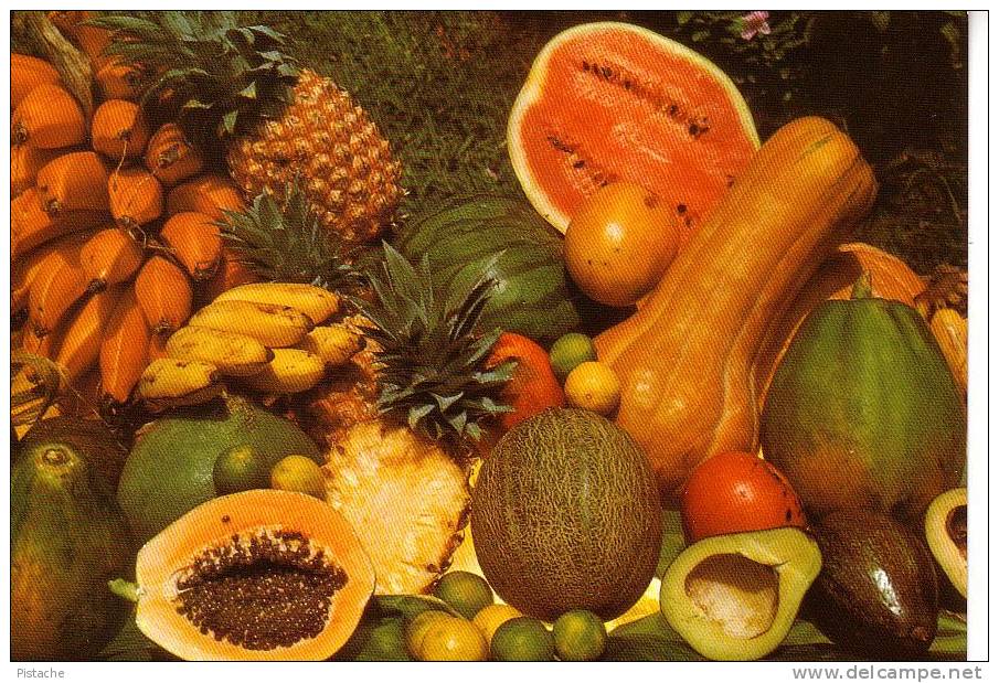 Tahiti Polynésie - Fruits Tropicaux Des Iles  - État TB - 2 Scans - Neuve - Tahiti