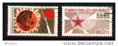 Czechoslovakia 1972 Mi 2103-2104 CTO VF - Used Stamps