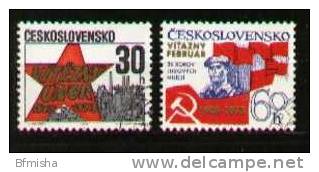 Czechoslovakia 1973 Mi 2124-2125 CTO VF - Used Stamps