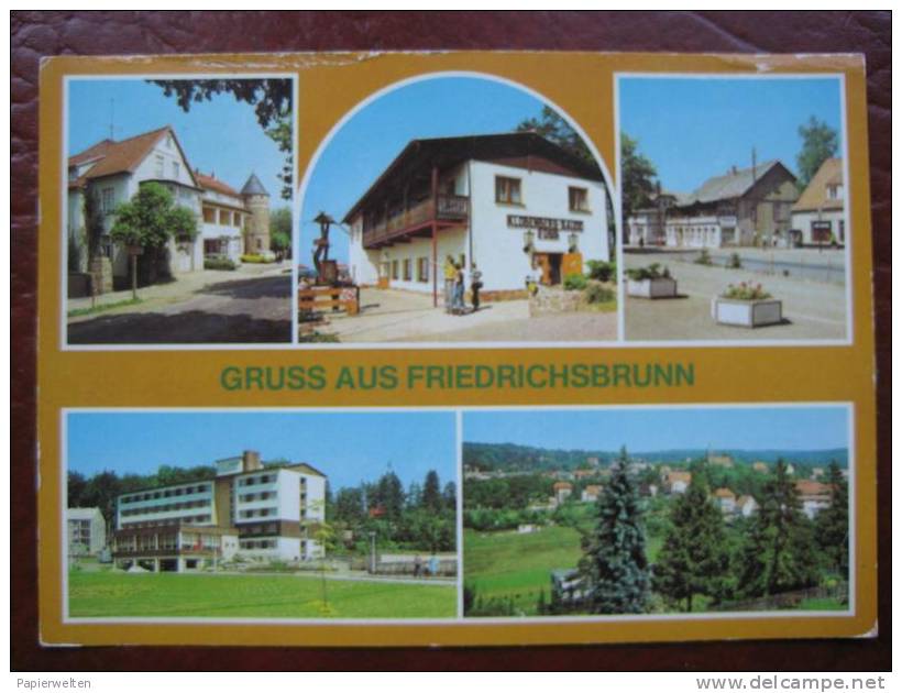 Thale (Harz) Friedrichsbrunn - Mehrbildkarte "Gruß Aus Friedrichsbrunn" - Thale