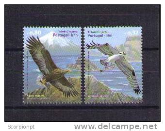 Osprey Balbuzar Pêcheur Birds Oiseaux Faune Animaux Set PORTUGAL Only (+ Iran Joint Issue Conjoint) Sp1082 - Unused Stamps