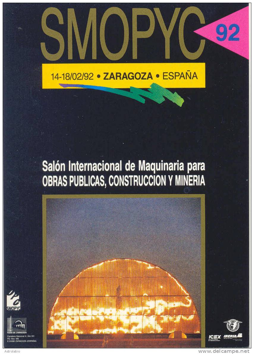 Salón Para Construcción Y Minería 1992, Feria De Zaragoza CP - Zaragoza