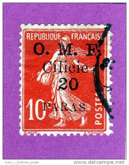 COLONIES FRANCAISES CILICIE TIMBRE N° 91 OBLITERE - Other & Unclassified
