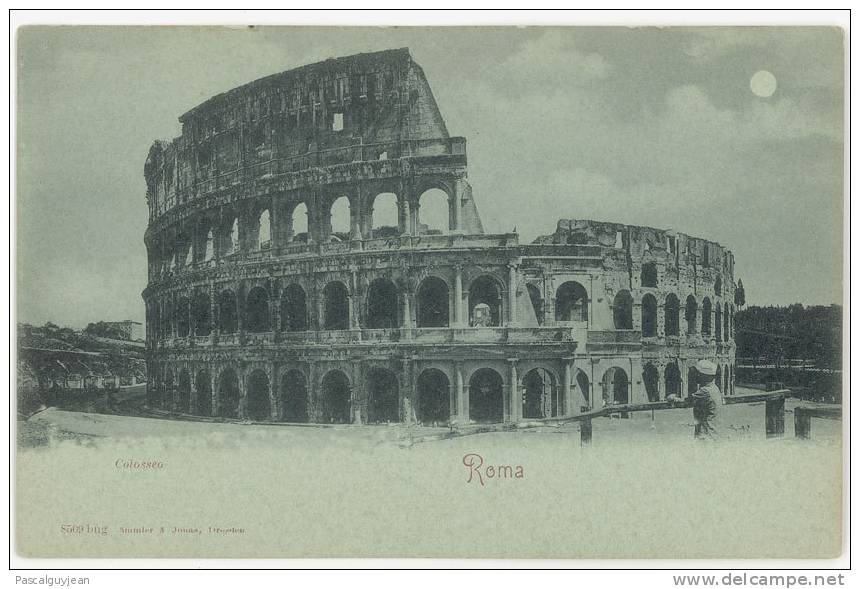 CPA ROMA - COLOSSEO  - EFFET DE NUIT - Colosseum